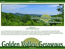 Tablet Screenshot of goldenvalleygetaways.com